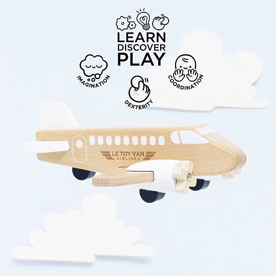 Le Toy Van Holzflugzeug