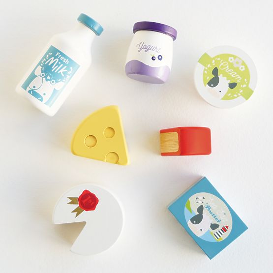 Le Toy Van Kiste mit Milchprodukten