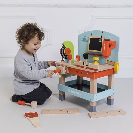 Le Toy Van Meine erste Werkbank mit Werkzeug