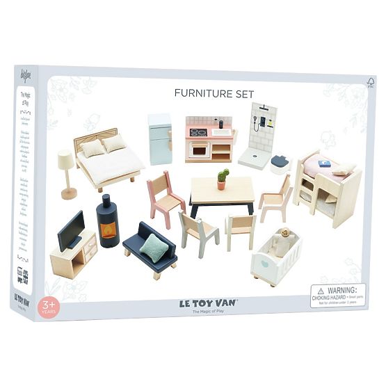 Le Toy Van Möbel Starter Daisylane - Komplettset für Puppenhaus