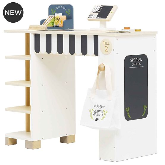 Le Toy Van Verkaufsstand mit Kasse und Zubehör