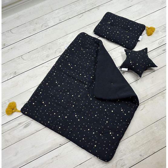 LILU Musselin Kissen Stern mini