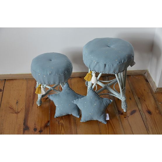 LILU Musselin Kissen Stern mini