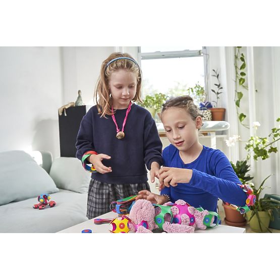 Magnetische Bausteine Clixo Super Rainbow, 60 Elemente