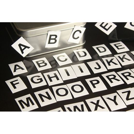 Magnetisches Alphabet - große Buchstaben