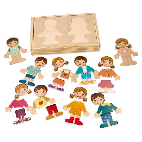 Magnetisches Anziehspiel Kinder der Welt