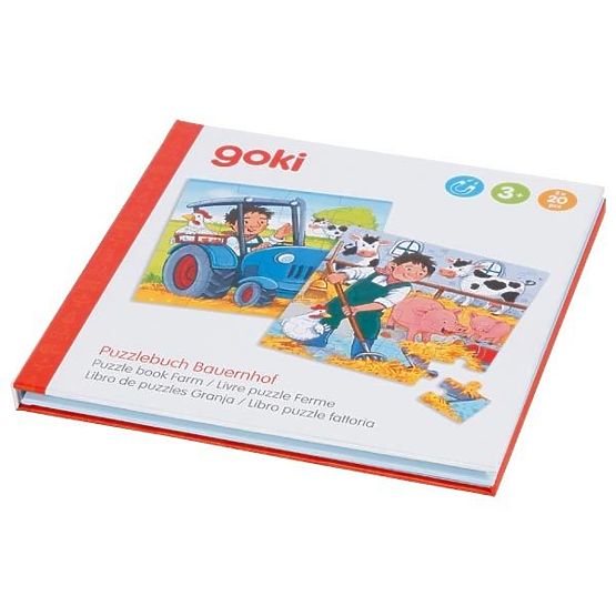 Magnetisches Puzzle-Buch Bauernhof