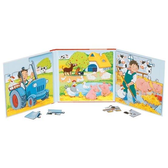 Magnetisches Puzzle-Buch Bauernhof