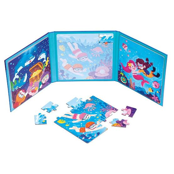 Magnetisches Puzzle Buch Unterwasserwelt