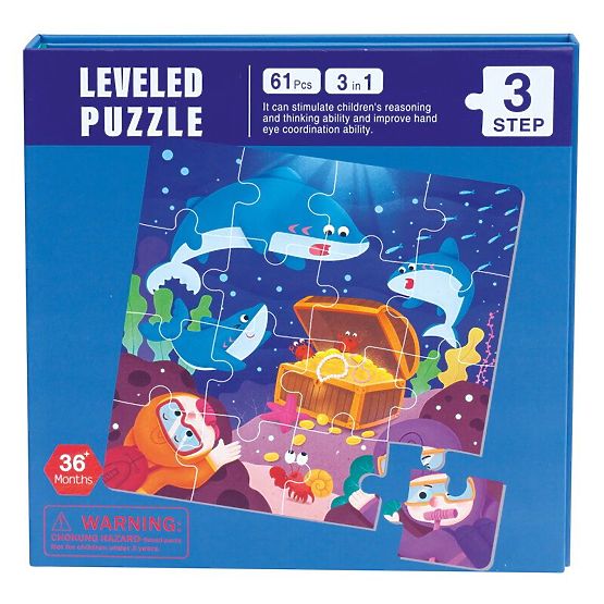 Magnetisches Puzzle Buch Unterwasserwelt