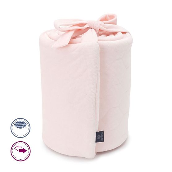 Mantinel für Krippe Nachtblumen - pink