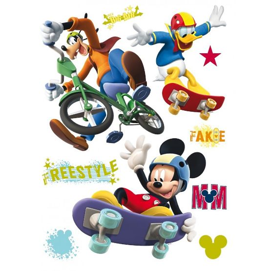 Maxi-Wandaufkleber Mickey Maus