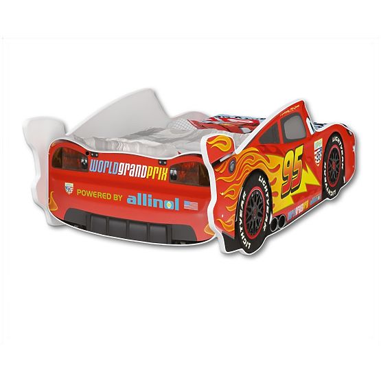 Kinder Autobett Lightning McQueen Cars - rot