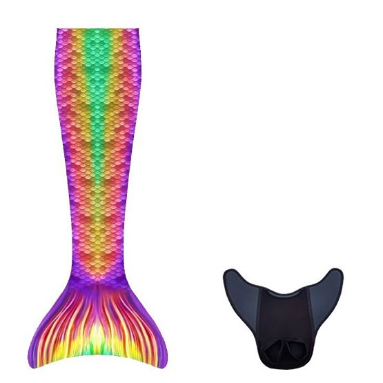 Meerjungfrauenschwanz - Monoflosse zum Schwimmen Cancun Größe 