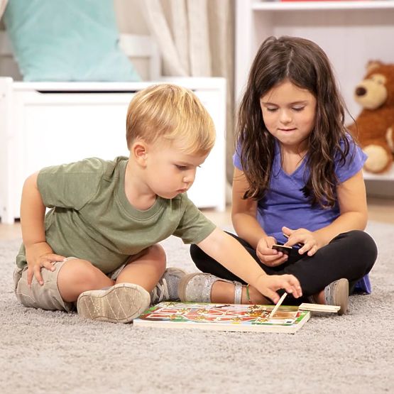 Melissa and Doug - Öffne und Schließe - Versteckspiel Puzzle
