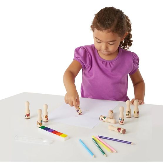 Melissa & Doug - Holzstempel in einer Box
