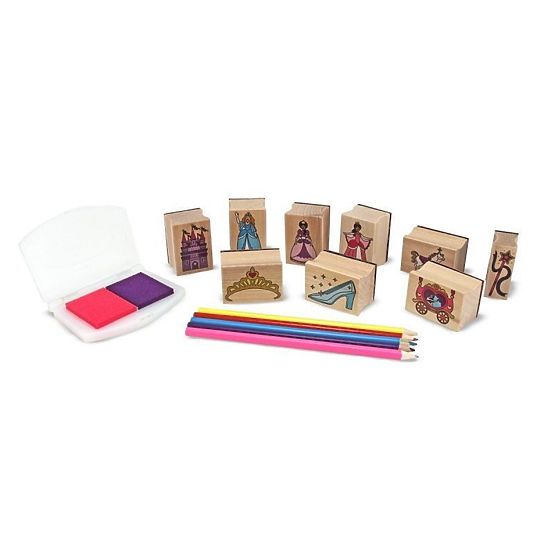 Melissa & Doug - Set Princess Holzstempel