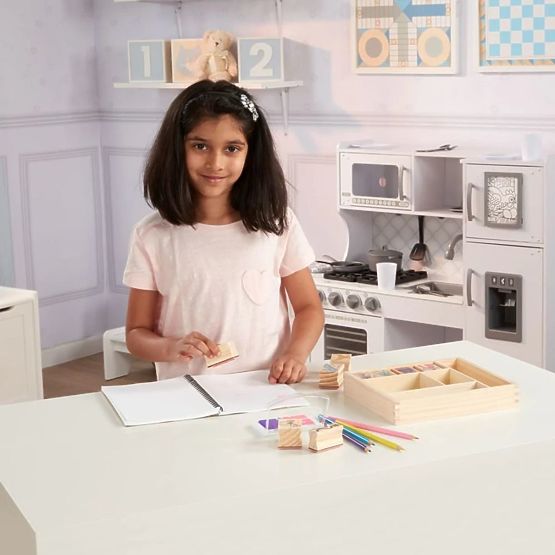 Melissa & Doug - Set Princess Holzstempel