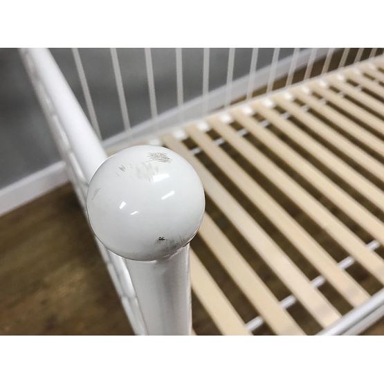 Metall Bett Modell 2 S white