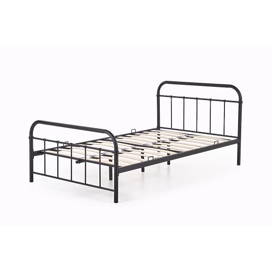Metallbett LINDA 120x200 cm - schwarz