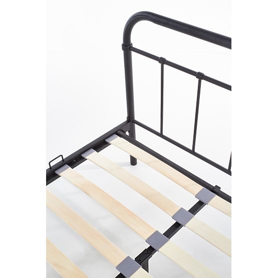 Metallbett LINDA 120x200 cm - schwarz
