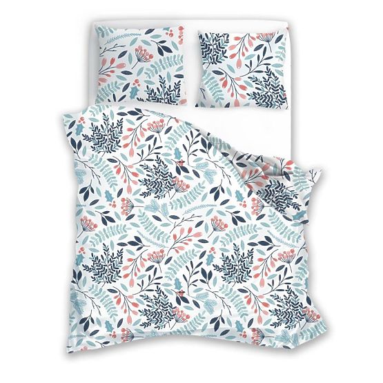 Mikrofaserbettwäsche Garten 140x200cm + 70x90cm