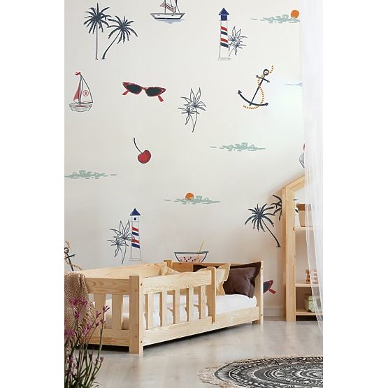 Kinderbett Mila Raily mit Rausfallschutz
