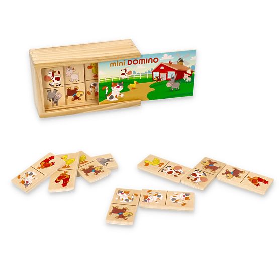 Mini-Domino in der Schachtel - Tiere