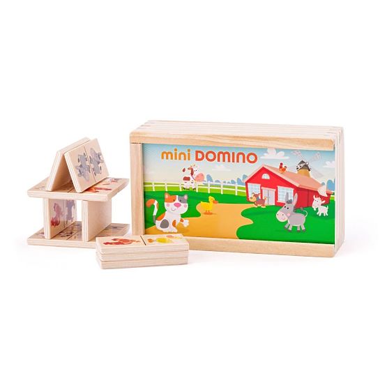 Mini-Domino in der Schachtel - Tiere