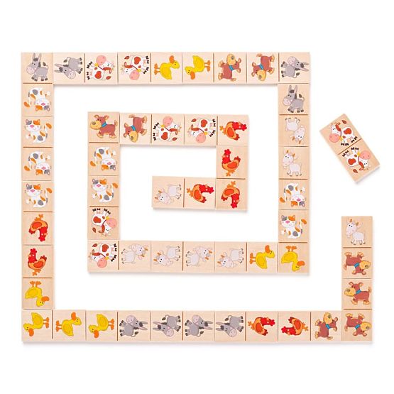 Mini-Domino in der Schachtel - Tiere