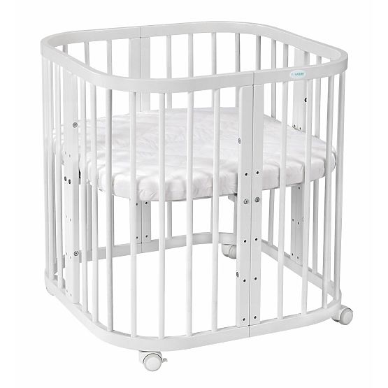 Mitwachsende Babybett Desire 7in1 PLUS - weiß