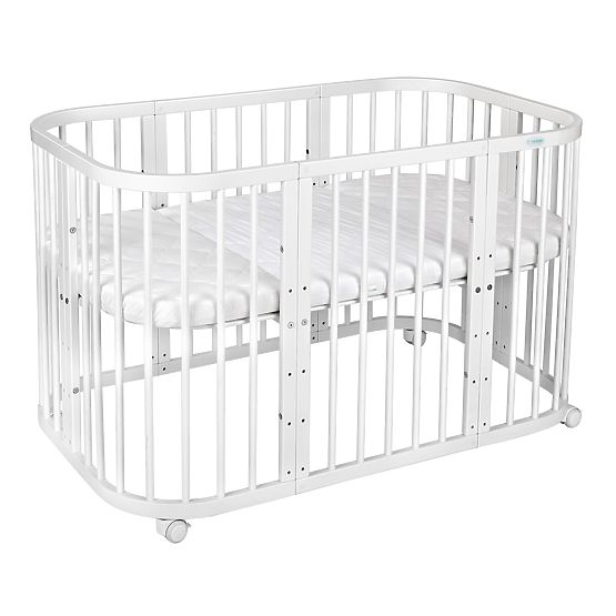 Mitwachsende Babybett Desire 7in1 PLUS - weiß