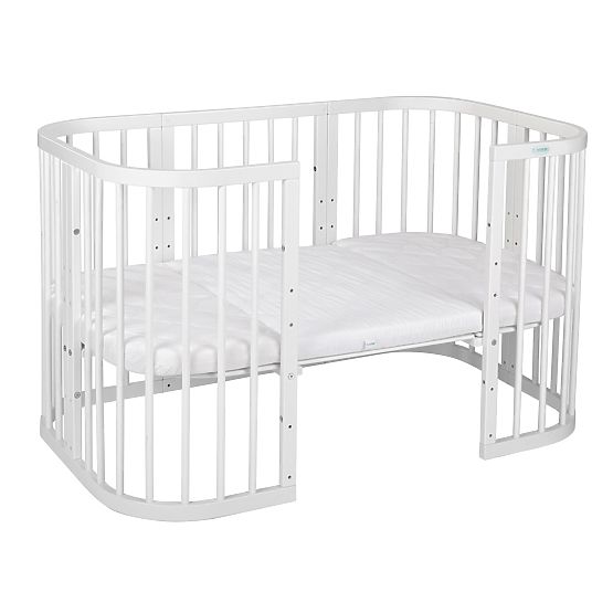 Mitwachsende Babybett Desire 7in1 PLUS - weiß