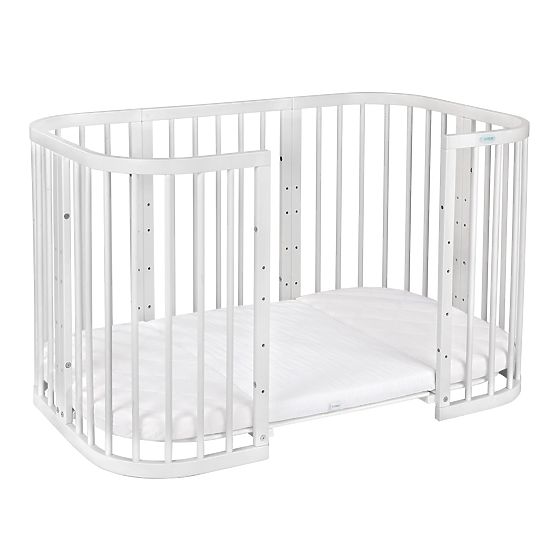 Mitwachsende Babybett Desire 7in1 PLUS - weiß