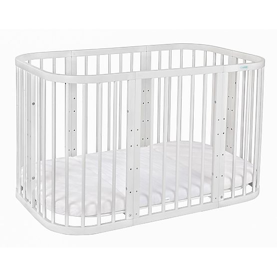 Mitwachsende Babybett Desire 7in1 PLUS - weiß
