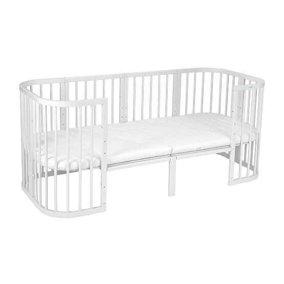 Mitwachsende Babybett Desire 7in1 PLUS - weiß