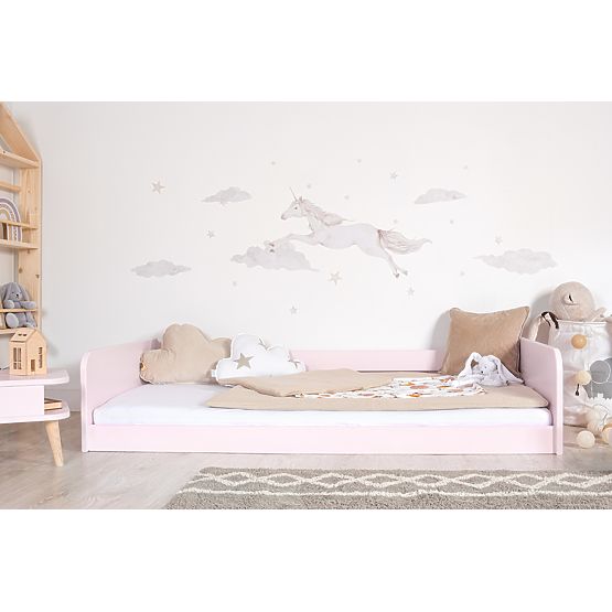 Mitwachsendes Bett Nell 2in1 - Puderrosa