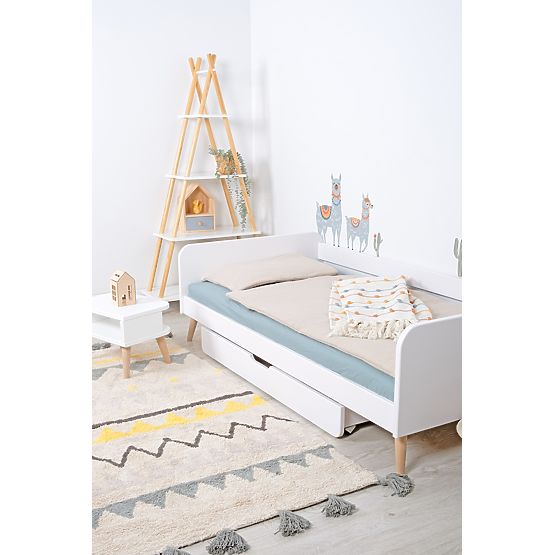 Mitwachsendes Bett Nell 2in1 - weiß