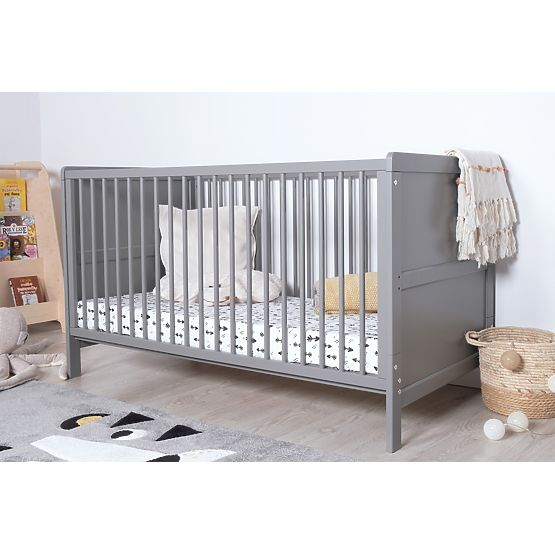 Mitwachsende Kinderbett William grau