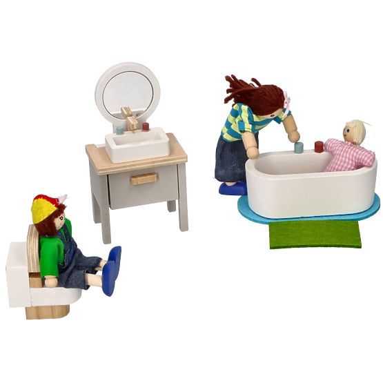 Möbel für Puppenhaus Badezimmer