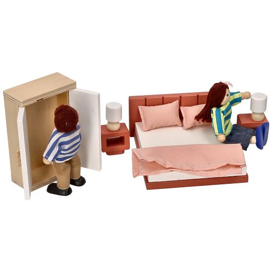 Möbel für Puppenhaus Schlafzimmer