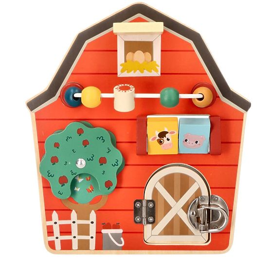 Montessori Aktivtafel - Scheune