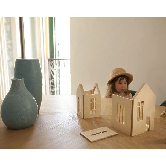 Magnetisches Montessori-Holzhaus - Zauberwald