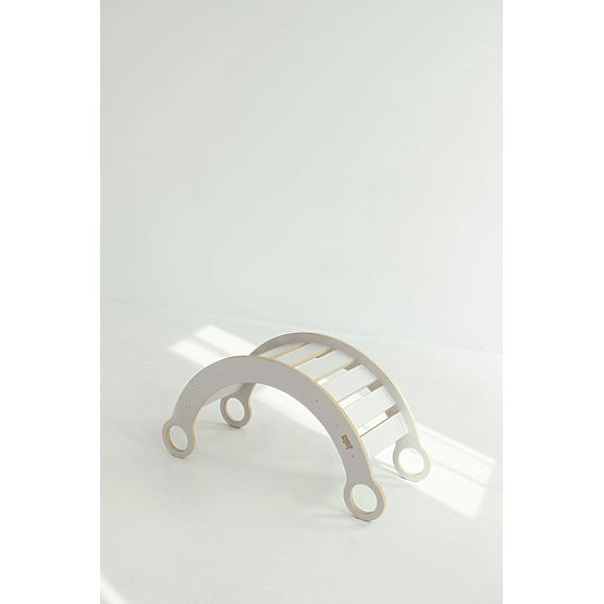 Montessori Holzschaukel M - weiß