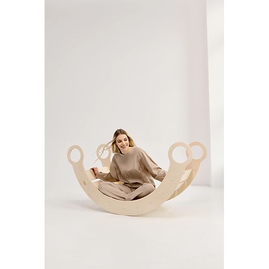 Montessori Holzschaukel XL - natur