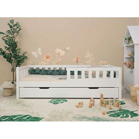 Montessori Kinderbett Ourbaby Meadow plus - weiß