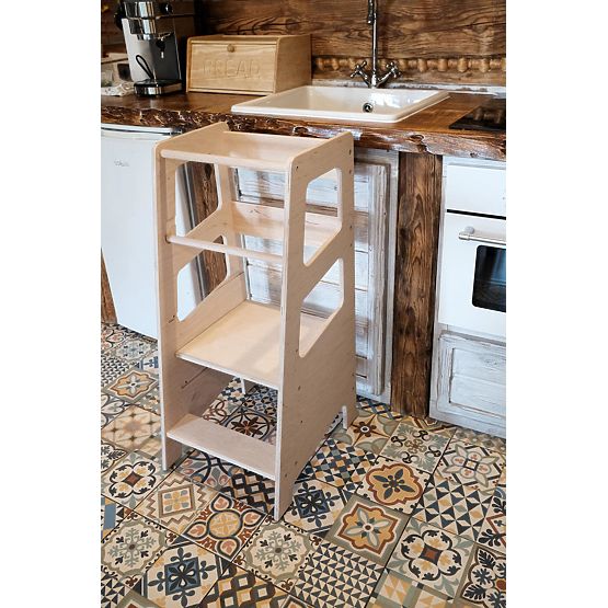 Montessori-Lernturm Hugo MINI 75 - natur