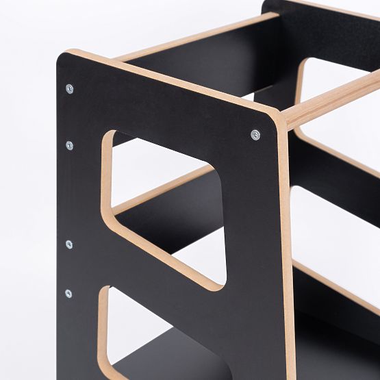 Montessori-Lernturm Quadro Schwarz