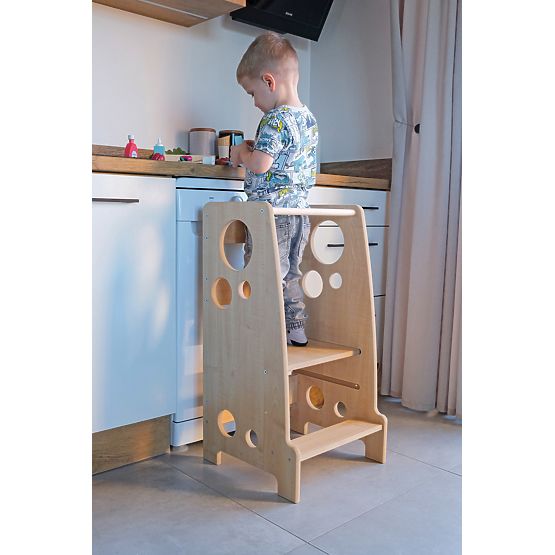 Montessori Lernturm Ringe Dekor Woody