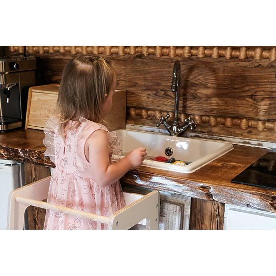 Montessori Lernturm Nora - Weiß